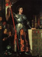 Ingres, Jean Auguste Dominique - Joan of Arc on Corronation of Charles VII in the Cathedral of Reims